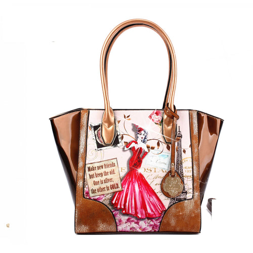 Arosa Lady Luck Vintage Scratch & Stain Resistant Tote Bag