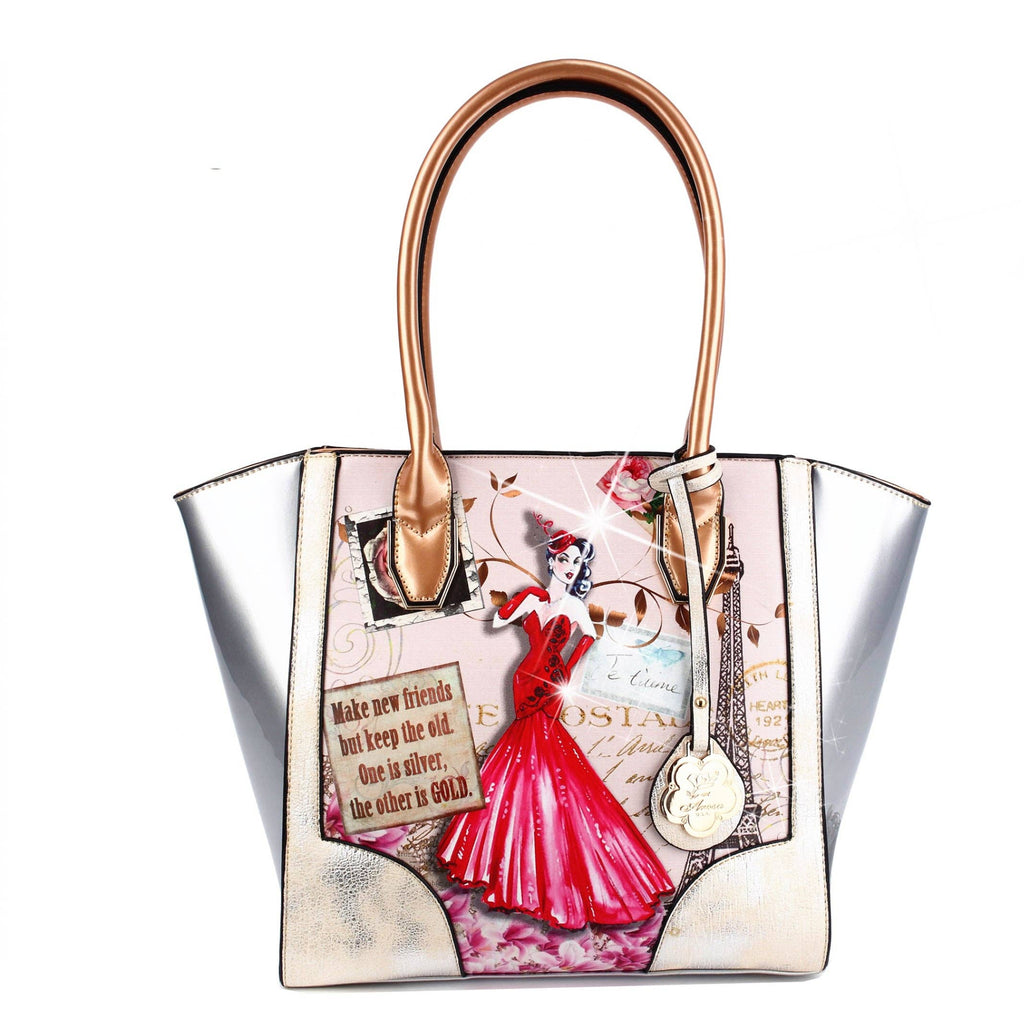 Arosa Lady Luck Vintage Scratch & Stain Resistant Tote Bag