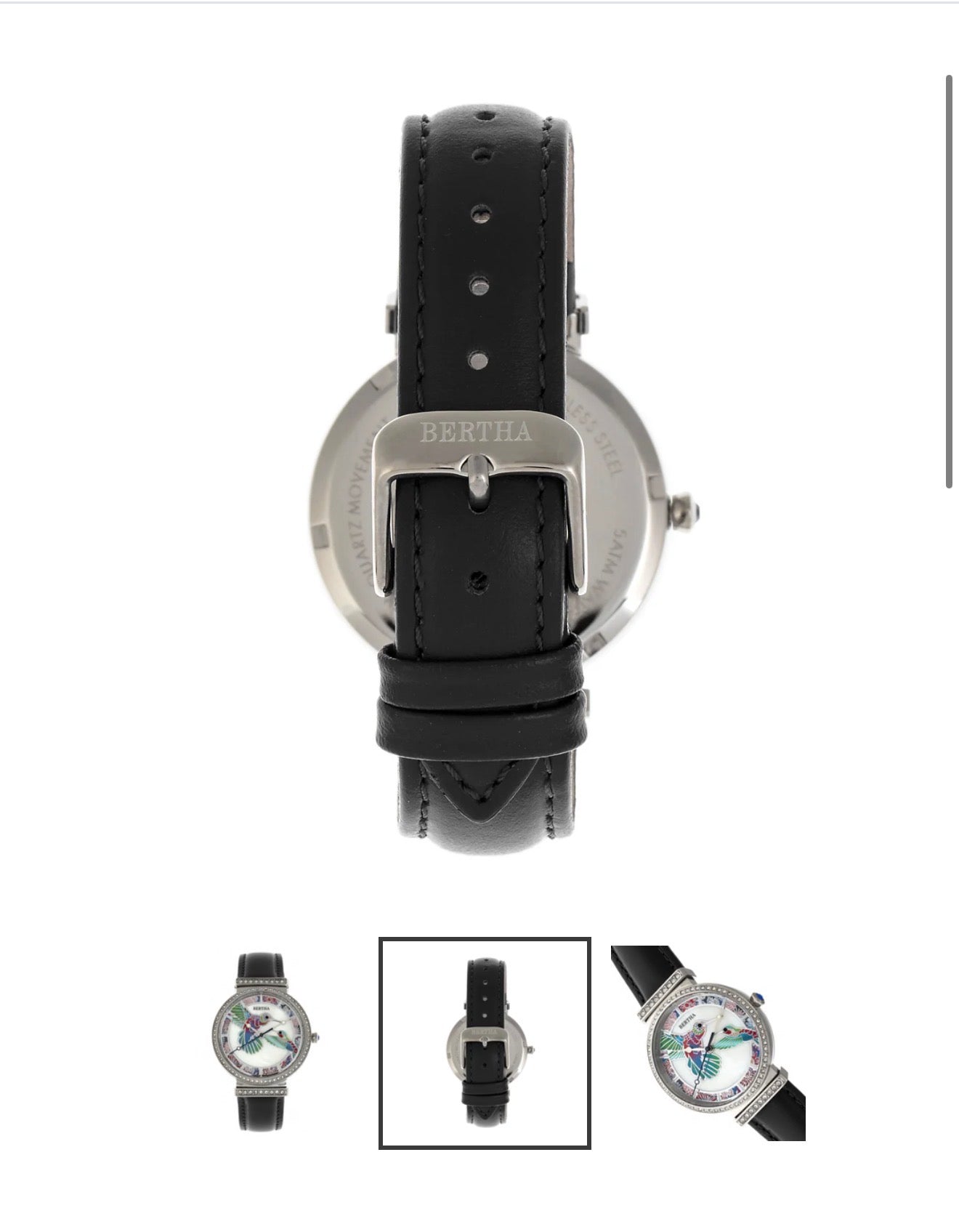 Bertha Emily Mother of Pearl Watch