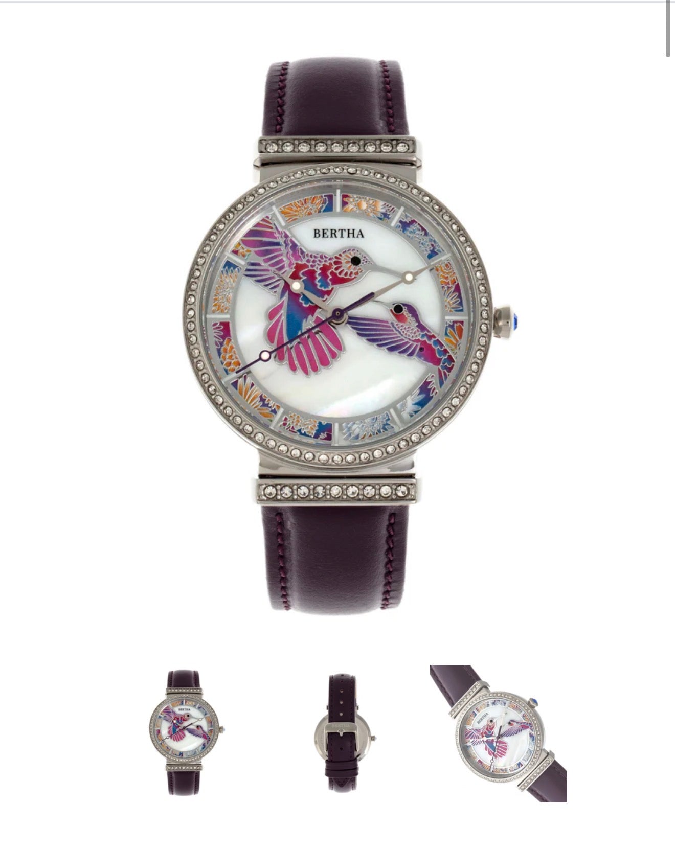 Bertha Emily Mother of Pearl Watch